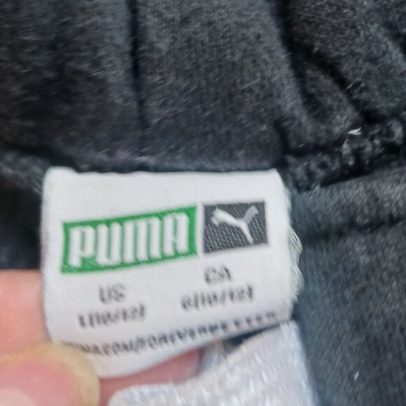 Puma Youth Boys Sweatpants Lot – Size L (10-12) – Gray/Black + Black/White, EUC - Picture 14 of 15